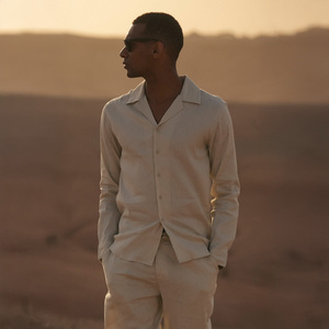 Vendita superiore Casual personalizzato <span class=keywords><strong>di</strong></span> alta qualità camicie <span class=keywords><strong>di</strong></span> <span class=keywords><strong>lino</strong></span> per gli uomini all'ingrosso manica lunga camicie da <span class=keywords><strong>uomo</strong></span> - Product Image 2