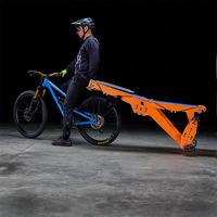 Rampe de saut portable pour VTT et BMX, améliorant la confiance et permettant de maîtriser diverses sauts