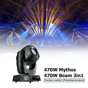 470 Mythos 470W Beam Spot Wash 3 In 1 Moving Head Light Stage Light In China Factory Cheap Price For Concerts