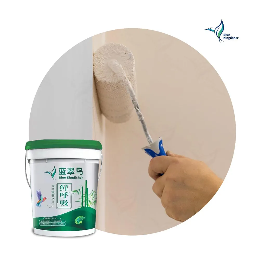 Revestimiento impermeable para casa, pintura de pared de látex Interior Exterior, mejor precio, resistencia a grietas, látex acrílico de estireno semibrillante