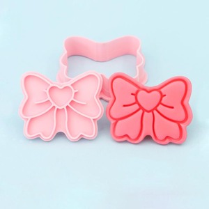 3D Bow Series en plastique forme de dessin animé écologique bricolage réfrigérateur <span class=keywords><strong>emporte</strong></span>-pièces Biscuit moule Biscuit imprimé - Product Image 4