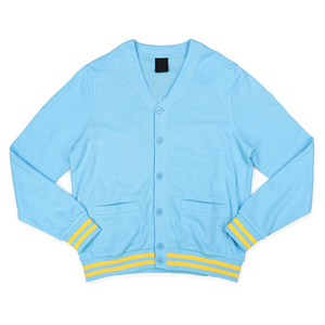 Winter V-Neck <b>Cardigan</b> Coat Acrylic Knitted Fabric Casual University College Sweater Women <b>Cardigan</b> - Product Image 1