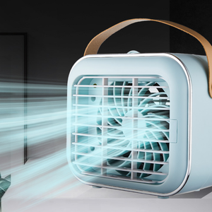 New USB Rechargeable Household Desktop Cold <b>air</b> Blower Energy Saving Cooling <b>Small</b> <b>air</b> <b>Conditioner</b> Fan with Handle for Office - Product Image 5