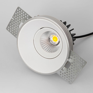 10W Cut Out 100 <span class=keywords><strong>mm</strong></span> Deep Trimless Ajustable <span class=keywords><strong>LED</strong></span> <span class=keywords><strong>Downlight</strong></span> Empotrado profundo IP54 COB <span class=keywords><strong>Downlight</strong></span> - Product Image 5