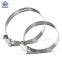 12mm 16mm 20mm 22mm 27mm 32mm 35mm 201 304 Colliers de serrage en acier inoxydable Collier de serrage réglable américain