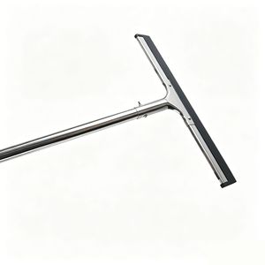 <span class=keywords><strong>Balai</strong></span> de nettoyage en acier inoxydable écologique noir pour sols, toilettes et salles de bain d'hôtel, avec fonction de poussée et de balayage, grande taille, anti-rayures - Product Image 4