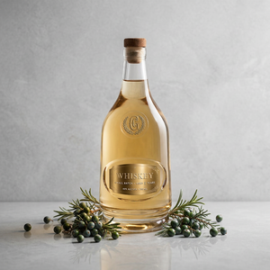 Bouteille de luxe 700 ml en verre super flint avec bouchon, base lourde transparente, pour spiritueux, whisky, vodka, brandy, <span class=keywords><strong>gin</strong></span> – Vente en gros personnalisée directe usine - Product Image 5