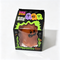 Jouet sensoriel souple phosphorescent Halloween pour soulager le stress, idéal comme cadeau ou pour les fêtes d'enfants