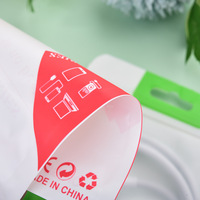 Sacs en polyéthylène imprimés sur mesure pour câbles, vente en gros, sacs d'emballage en plastique transparents à fermeture éclair pour accessoires électroniques en vrac