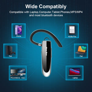 Nuevo Auricular Bluetooth Inalámbrico de un Solo Oído QCC3020 V5.0, Auricular Empresarial <span class=keywords><strong>con</strong></span> Micrófono, Gran Venta - Product Image 4