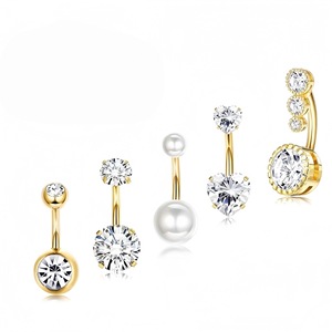 Ensemble de Piercings pour Nombril en Acier Inoxydable, Bijoux Classiques pour Nombril, Ornement Unisexe, Cadeau - Product Image 5