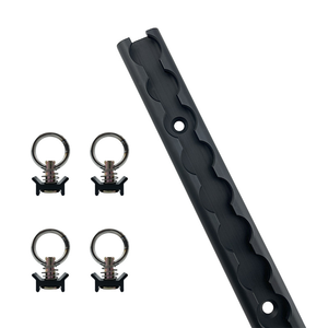 Système d'arrimage de voie en <span class=keywords><strong>L</strong></span> en aluminium de 4 pieds adapté aux camionnettes de remorque camions motos ATV UTV - Product Image 1