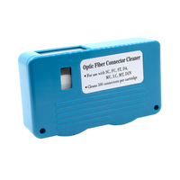 Nettoyeur de bobine de connecteur de fibre optique CLE-BOX-K de boîte de nettoyage de fibre optique pour connecteurs FC/SC/ST/LC/MU/D4 500 + nettoie rechargeable