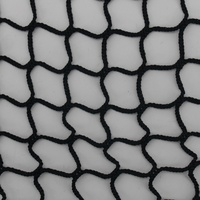 Filet de protection ignifuge sans nœuds avec bordure en corde renforcée pour application de barrière anti-drone