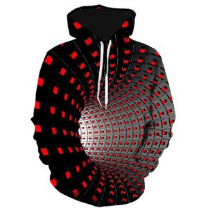 Psychédélique 3D Hoodies À Manches Longues Dizzy Hoodie Personnalité Couple Sweat <span class=keywords><strong>Stranger</strong></span> Things <span class=keywords><strong>Vêtements</strong></span> Pour Hommes - Product Image 2
