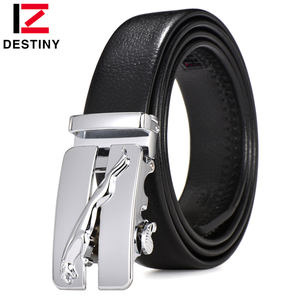 <span class=keywords><strong>Oro</strong></span> argento leopardo fibbia automatica in Pvc moda Brand di lusso da uomo cinture in pelle - Product Image 2