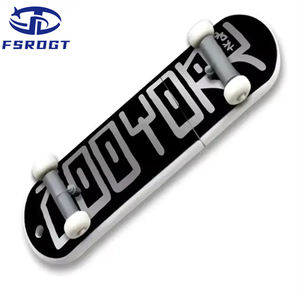 Cadeau Marque Chine Skateboard Forme <span class=keywords><strong>Usb</strong></span> 2Gb 4GB Logo Gravé Clé <span class=keywords><strong>USB</strong></span> Memory Stick Plastic Enclosure Platinum Twister 1Gb - Product Image 5