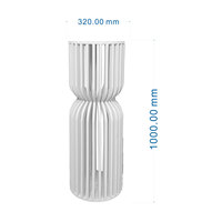Ensemble de supports de table ronds en PVC blanc pour desserts, présentoirs pour mariage, banquet, anniversaire, décoration de la maison, personnalisation artisanale