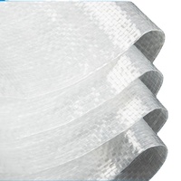 Sacs vides tissés transparents de haute qualité populaires de 50 Kg 100kg sac tissé de riz durable
