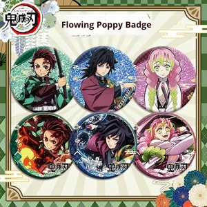 8 Estilos <span class=keywords><strong>de</strong></span> Insignias <span class=keywords><strong>de</strong></span> Mochila <span class=keywords><strong>de</strong></span> <span class=keywords><strong>Anime</strong></span>, Cosplay, Estilo Antiguo y Moderno, Insignias <span class=keywords><strong>de</strong></span> Dibujos Animados, Pines Dobles Brillantes, Colección <span class=keywords><strong>de</strong></span> Broches para Bolsas, Ropa, Regalo para Niños - Product Image 2