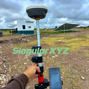 جهاز المساحة عالي الدقة SingularXYZ <span class=keywords><strong>RTK</strong></span> Base Rover E1 X1 طقم كامل 1408 قناة مستقبل IMU GPS GNSS <span class=keywords><strong>RTK</strong></span> - Product Image 5