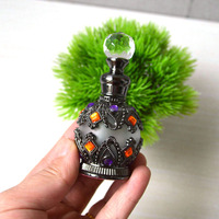 Vente flash de parfum Rasasi à Dubaï, flacon d'huile de 10 ml, 12 ml, 15 ml, flacon de parfum en métal avec bâtonnet en verre