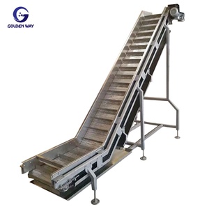 สายพานลำเลียงแบบเอียงชนิด Z ทำจากสแตนเลส สำหรับการขนส่งระยะสั้น ทนทาน ปรับความเร็วได้ - Product Image 1