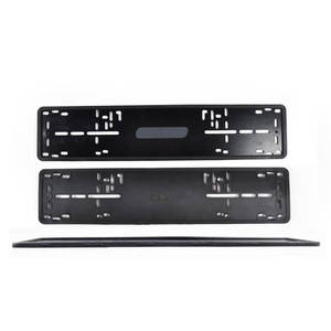 Marcos de placa de metal de silicona y acero de Rusia de tamaño europeo SAK, soporte para Número de <span class=keywords><strong>coche</strong></span>, Marco para matrícula - Product Image 1