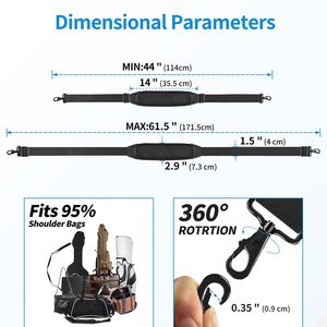 High Quality Outdoor Multi-functional Classic Nylon Adjustable Washable Anti-slip Bag <b>Shoulder</b> <b>Strap</b> - Product Image 2