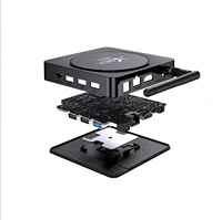 Boîtier TV Android 11 YDH-X98K PRO RK3566 Quad Core 4 Go de RAM 32 Go de ROM 0.8 TOPS NPU Décodeur vidéo 8K Antenne externe 2T2R Ethernet STB