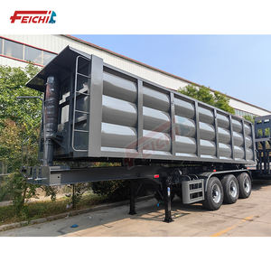 FEICHI 3/4 essieux arrière benne semi-<span class=keywords><strong>remorque</strong></span> bon Service haute résistance avec <span class=keywords><strong>U</strong></span> Type arrière benne semi-<span class=keywords><strong>remorque</strong></span> arrière benne camion à benne basculante - Product Image 6