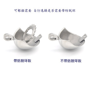 Người đàn ông mới của thép không gỉ đầy đủ bao quanh tải trứng loại chastity khóa chống trật bánh quan hệ tình dục người lớn sản phẩm - Product Image 4