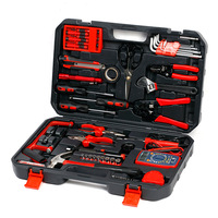 Kit de Herramientas Multifuncional Específico para Electricistas con Multímetro, Herramientas de Mantenimiento de Redes, Juego de Caja de Herramientas de Plástico OEM