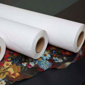 Papier blanc pour transfert par sublimation, fournitures en gros pour l'application sur vêtements - Product Image 1