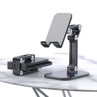 Soporte de Aleación Plegable y Ajustable 90° para Teléfono Móvil, Trípode de Mesa Portátil, ¡Venta Caliente!