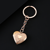 Porte-clés en acier inoxydable Ywyougang en forme de cœur, plaqué multicolore, pendentif personnalisable, breloque pour sac femme, cadeau