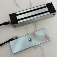 Cerradura Electromagnética de Alta Resistencia Antirrobo de 500 kg, para Puerta Simple o Doble, Control Eléctrico, Resistente al Agua