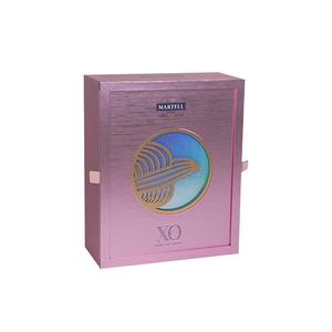 Caja de Regalo para Alcohol en Botella Pequeña, con Frente Transparente, Decoración en Papel y Corte Láser, Caja de Regalo de Lujo XO para Brandy, Desarrollada por STPP - Product Image 3