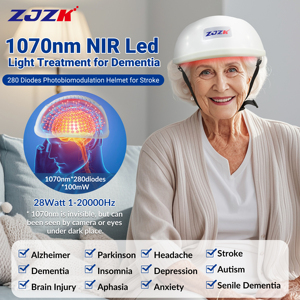 Casco de Fotobiomodulación con Luz Infrarroja Cercana (NIR) de 1070nm para <span class=keywords><strong>Migraña</strong></span>, Depresión, <span class=keywords><strong>Ansiedad</strong></span>, Accidente Cerebrovascular y Alzheimer - Product Image 1