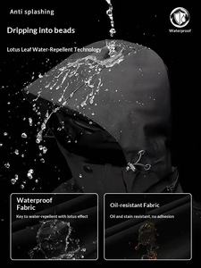 เสื้อแจ็คเก็ตแบบมีฮู้ดสำหรับกิจกรรมกลางแจ้ง รุ่น Unisex Plus Size 3 1 ผ้า Soft Shell กันน้ำ กันลม ซับในขนแกะ เหมาะสำหรับเดินป่า เล่นสกี ฤดูหนาว สามารถถอดฮู้ดได้ - Product Image 2