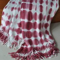 Chaud populaire ethnique fait à la main coton tie-dyed canapé jeter glands Indigo Wrap couverture décoratif lit coureur serviette chaude couvertures