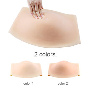 ONEFENG 6035 Nouvelle Génération Ventre de Simulation 100% Silicone Sans Peau, Effet Peau Claire, pour Femmes Enceintes, Porteurs et Accessoires <span class=keywords><strong>Photo</strong></span> - Product Image 6