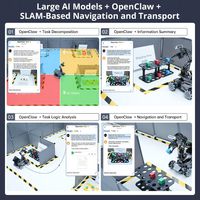 Robot Inteligente ROSOrin Pro ROS2 |   Agente OpenClaw con Modelo de IA Multimodal de Gran Escala |   Robot Coche con Visión 3D para Mapeo SLAM