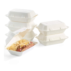 Boîte à Lunch en plastique, 100% hermétiques écologiques à emporter, récipients jetables pour le sucre ou la baguette - Product Image 1