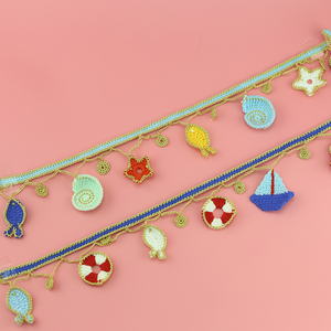 <span class=keywords><strong>Crochet</strong></span> fait main animal marin animal marin <span class=keywords><strong>ancre</strong></span> fishstar bateau <span class=keywords><strong>crochet</strong></span> fait main vêtements sac et accessoires de vêtement - Product Image 3