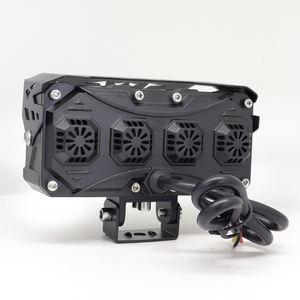 Faro Delantero para Motocicleta con 10 Leds, Luces de Trabajo de Doble Color, Luz Redonda de 150W para Jeep, SUV, UTV, ATV - Product Image 3