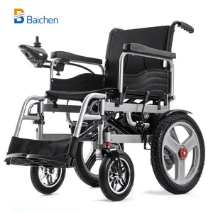 2024 nuevo Sudeste asiático barato Ultra ligero de acero plegable portátil de viaje silla de ruedas plegable silla de ruedas eléctrica para discapacitados