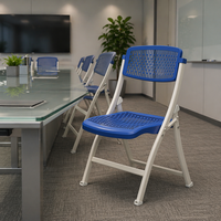 Chaises pliantes en plastique de qualité commerciale pour bureau, robustes, capacité de charge de 200 kg, chaises pliantes en résine pour événements