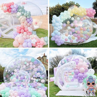 Saut en plein air gonfiabile ballon pvc clair bulle ballon maison pour maison fête location igloo dôme bulle tente enfant rebond maison