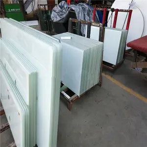 Tempered Glass By Sizes Dinning Table Top Silkscreen Tempered Printing Glass With Custom Size